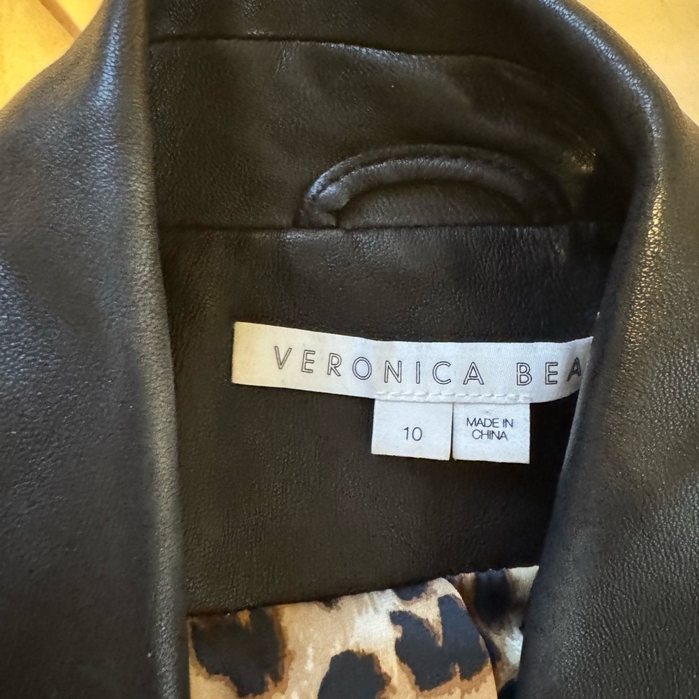 Veronica Beard Nevis leather jacket - Picture 5 of 9